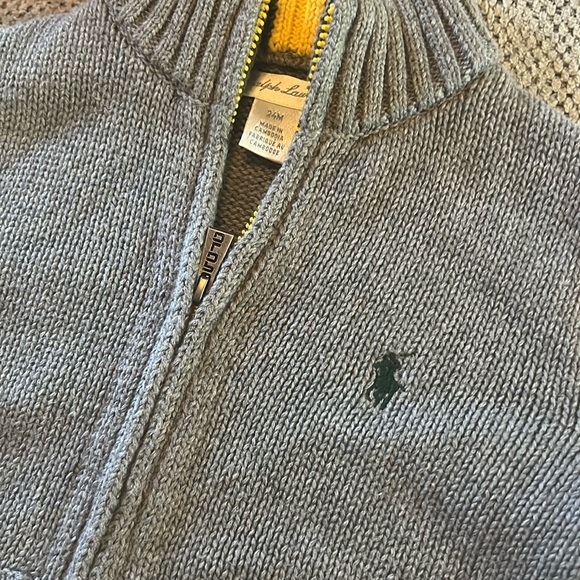 Toddler boy 124 sweater color grey - Picture 3 of 7